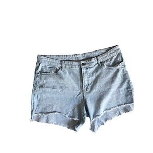 A.N.A Brand, Color Light Blue Jeans, Size 20 W, High Rise Shorts - Woman